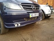 Mercedes Vito W639 2004–2014 Voorbumper lipspoiler voor 4 koplampen (spuitklaar) foto 4