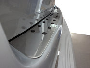 Volkswagen T5 Transporter 2003–2010 Achterbumper beschermlijst met zwarte inserts (RVS) foto 1