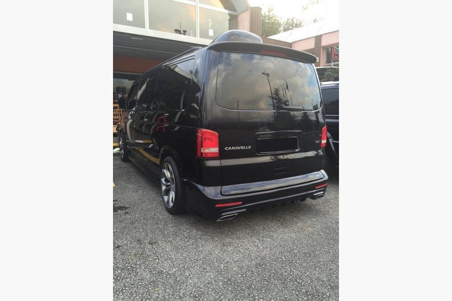 Volkswagen T5 Caravelle 2004–2010 Achterbumper onderlip Sport 2 (spuitklaar) Foto 5