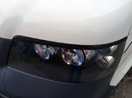 Volkswagen T5 Multivan 2003–2010 Koplampwimpers (set van 2, kunststof, zwart) Mat zwart foto 1