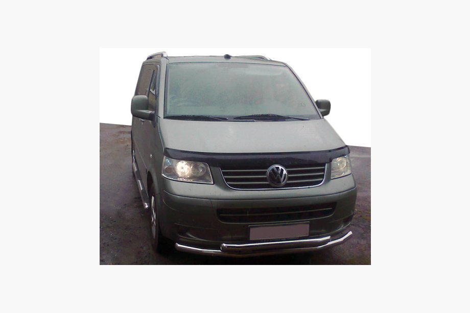 Volkswagen T5 Caravelle 2004–2010 Dubbele RVS bullbar 60/48 mm 60 x 42 mm Image