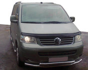 Volkswagen T5 Caravelle 2004–2010 Dubbele RVS bullbar 60/48 mm 60 x 42 mm foto 1