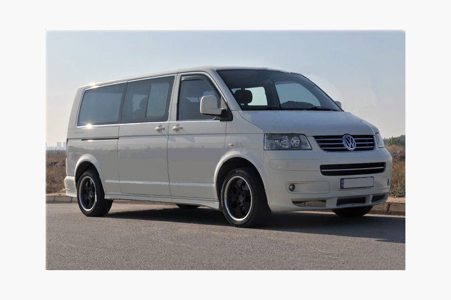Volkswagen T5 Transporter 2003–2010 Complete raamomlijsting (14-delig, RVS) 2 schuifdeuren, lange wielbasis Foto 6