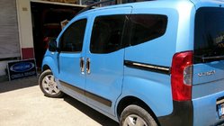 Peugeot Bipper 2008–2017 Sierlijst onder schuifdeur (2 stuks, RVS) OmsaLine - Italiaans roestvrij staal foto 2