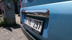 Peugeot Bipper 2008–2017 RVS sierstrip boven het kenteken OmsaLine - Italiaans roestvrij staal foto 4