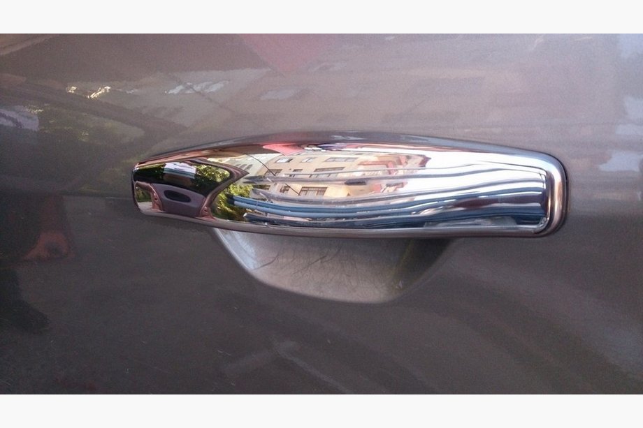 Renault Symbol 2008–2013 RVS deurgreepkappen (4 stuks) Carmos - Turks staal Image