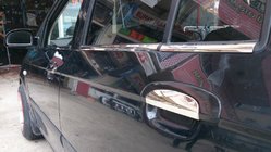 Hyundai Getz 2002– Buitenste RVS raamlijsten (set van 6) Carmos - Turks staal foto 3