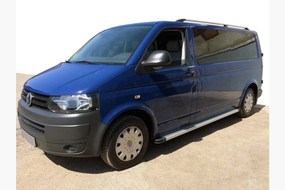 Volkswagen T5 2010–2015 Zijtreden Maya V2 (set van 2, aluminium) Image