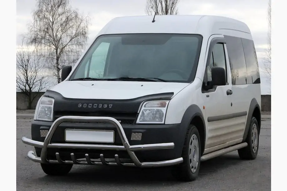 Ford Connect 2010–2013 Bullbar met dubbele buizen WT003-Plus-2 (RVS) Image