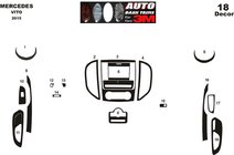 Mercedes Vito/V-klasse W447 2014– Dashboard sierlijsten Titanium foto 6