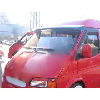Voorruitvizier (zwart hoogglans, 5 mm) Ford Transit 1991–2000 foto 2