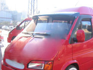 Ford Transit 1991–2000 Voorruitvizier (zwart hoogglans, 5 mm) foto 2
