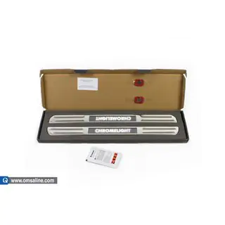 RVS instaplijsten met LED-verlichting (2 stuks) foto 2