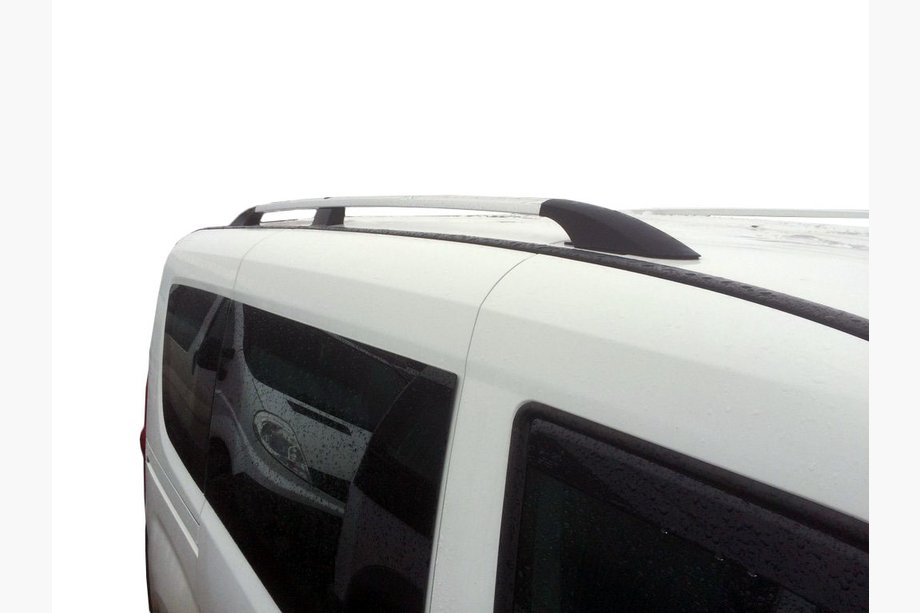 Opel Combo 2012–2018 Chromen dakrails Kort, kunststof voeten Image