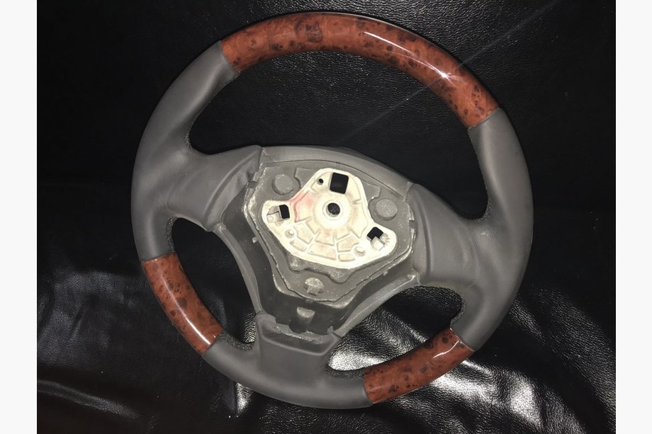 Fiat Doblo II 2010–2022 Stuurwiel (hout + leer) Image
