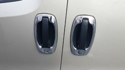 Fiat Doblo II 2010–2022 RVS deurgreep omlijsting (4 stuks) Carmos - Turks staal foto 1