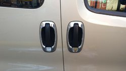 Fiat Doblo II 2010–2022 RVS deurgreep omlijsting (4 stuks) Carmos - Turks staal foto 9