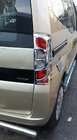 Citroen Nemo 2007–2017 Chromen remlichtcovers met bocht (set van 2, kunststof) foto 5