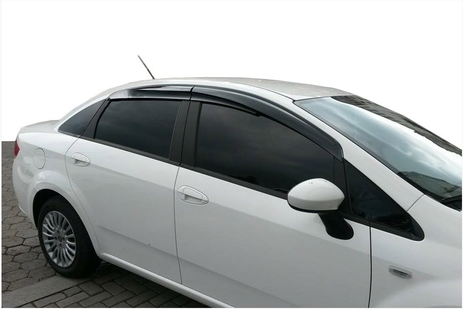 Fiat Linea 2006–2018 Raamdeflectoren (4 stuks, Sunplex Sport) Image