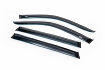 Subaru Legacy 2009–2014 Raamwindschermen met chromen sierlijst SW (4 stuks, HIC) foto 1