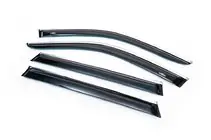 Mercedes S-class W221 2005–2013 Raamdeflectoren met chromen sierlijst Long (4 stuks, HIC) foto 1