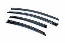 Ford Mondeo 2008–2014 Raamwindschermen met chroomstrip SD (4 st., HIC) foto 1