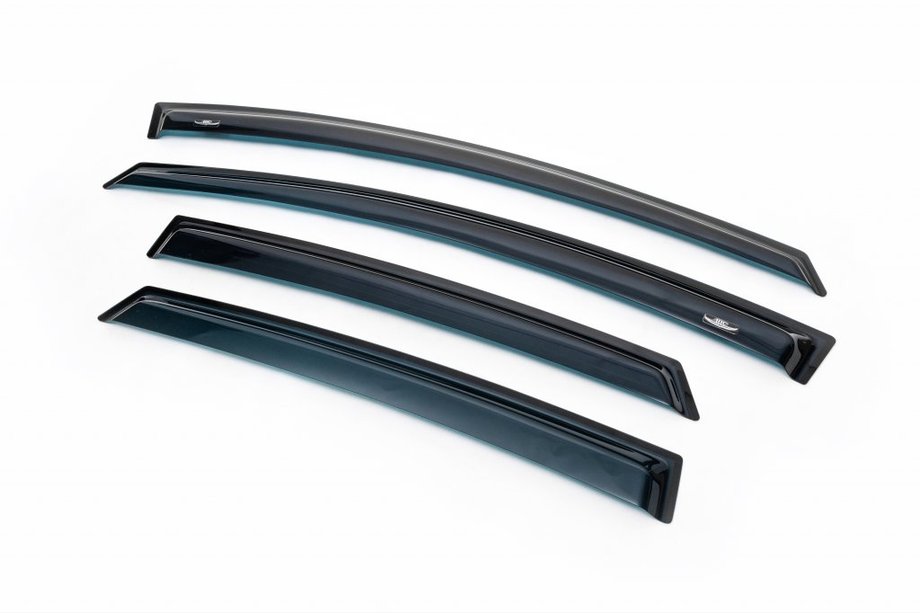 Ford Fiesta 2008–2017 Raamdeflectoren HB 2008+ (set 4 stuks, HIC) Foto 4
