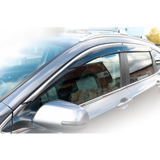 Raamdeflectors met chroomstrip (4 stuks, HIC) Honda CRV 2017–2022 foto 1