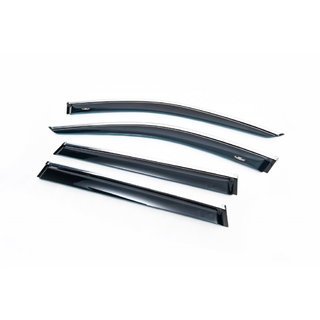 Raamdeflectors met chroomstrip (4 stuks, HIC) Jeep Cherokee KL 2013– foto 1