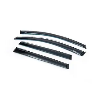 Raamdeflectors met chroomstrip (4 stuks, HIC) Volvo XC70 2007–2013 foto 1