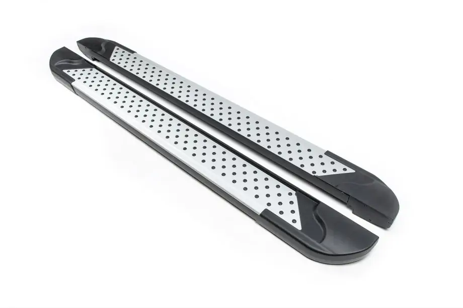 Toyota Highlander 2013–2019 Side steps Allmond Grey (2 stuks, aluminium) Image