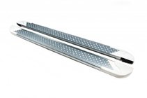 Audi Q3 2011–2019 Side steps Allmond White (2 st., aluminium) foto 2