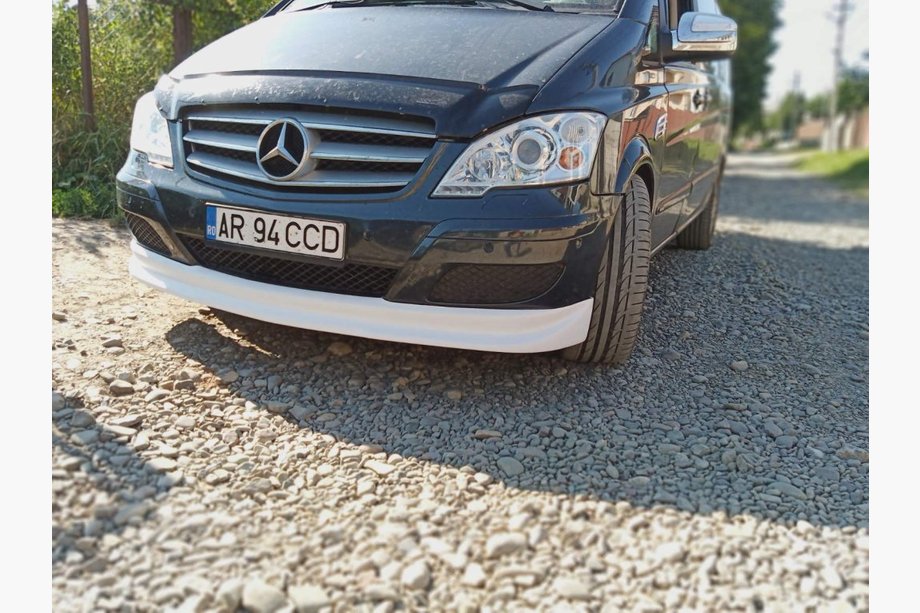 Mercedes Viano 2004–2014 Voorbumper lip 2010-2015 (spuitklaar) Image
