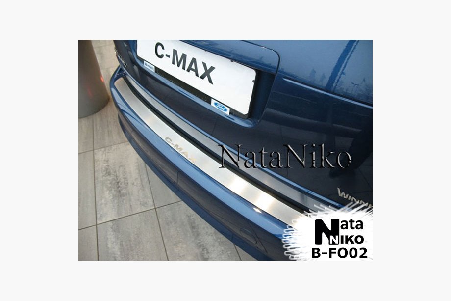Ford C-Max/Grand C-Max 2010–2019 Nataniko RVS achterbumper beschermlijst C-Max Image
