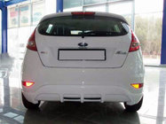 Ford Fiesta 2008–2017 Meliset achterdiffuser (spuitklaar) foto 1