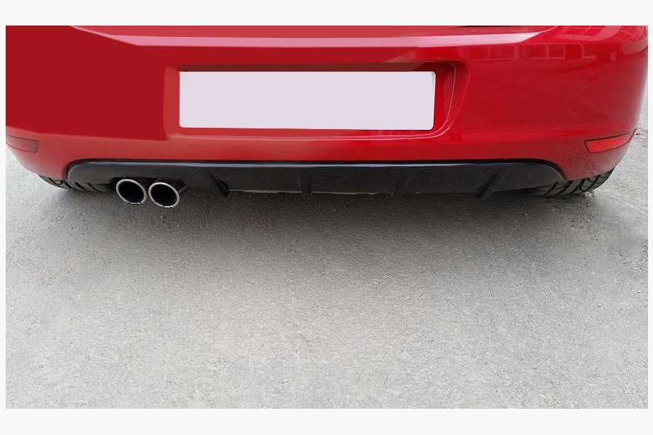 Volkswagen Golf 7/E-Golf 2012–2020 Achterdiffusor cover (ABS, zwart) Image