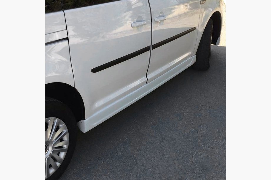 Volkswagen Caddy 2015–2020 Meliset dorpelverbreders (spuitklaar) Foto 2