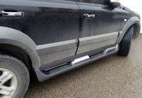 Kia Sorento I BL 2002–2009 Kunststof side steps (kunststof) foto 1