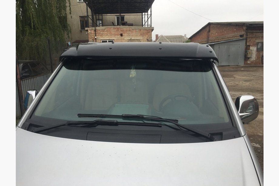 Mercedes Viano 2004–2014 Voorruitvizier (zwart hoogglans, 5 mm) Foto 2