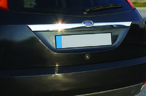 Ford Focus I 1998–2005 RVS sierstrip boven kentekenplaat (HB) foto 1