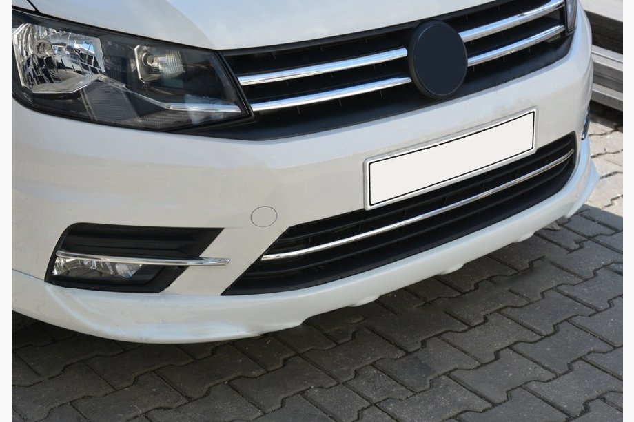 Volkswagen Caddy 2015–2020 Bumperbeschermstrips (3 stuks, RVS) Image
