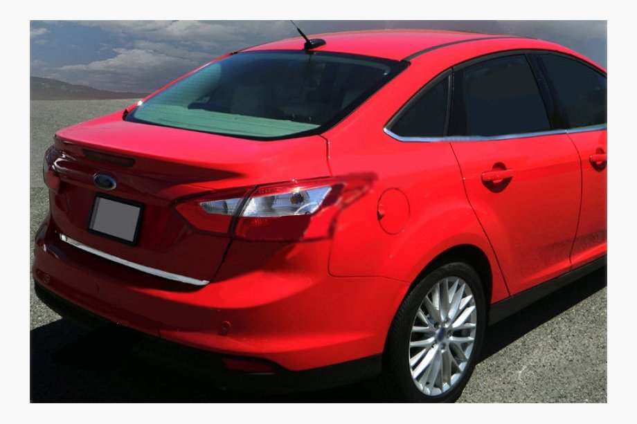 Ford Focus III 2011–2017 RVS kofferbaklijst 2011-2014 (Sedan) Image