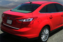 Ford Focus III 2011–2017 RVS kofferbaklijst 2011-2014 (Sedan) foto 1