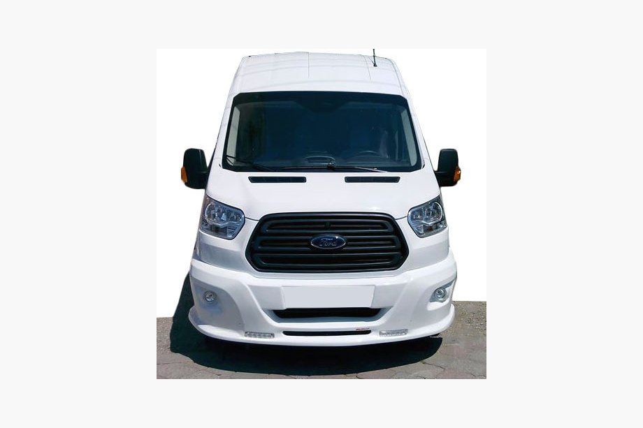 Ford Transit 2014– LED frontbumper lip (2014-2019, spuitklaar) Image