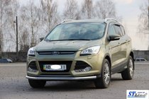Ford Kuga/Escape 2013–2019 Frontbescherming ST008 (RVS) 60 mm foto 2