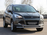 Ford Kuga/Escape 2013–2019 Voorbeschermbeugel ST014 (RVS) 60/42 mm foto 1