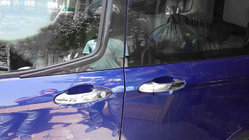 Ford Courier 2014–2023 RVS deurgreep covers (4 stuks) Carmos - Turks staal foto 1