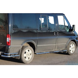 Sidebars BB002 (2 stuks, RVS) Ford Transit 2000–2014 foto 1