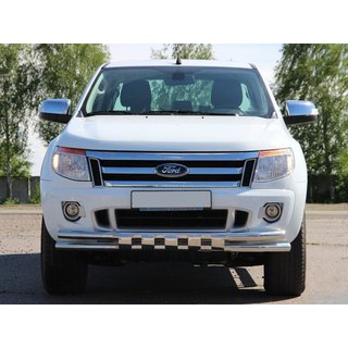 Voorbeschermbeugel ST016 (RVS) Ford Ranger 2011–2022 foto 1