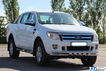 Ford Ranger 2011–2022 Voorbeschermbeugel ST016 (RVS) foto 3